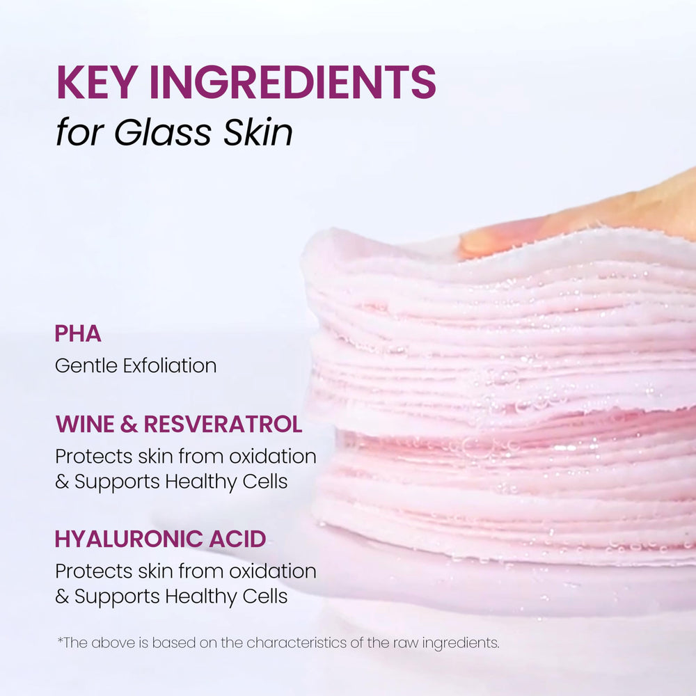 Bio-Peel gauze layers illustrate dual peeling action for smoother skin.