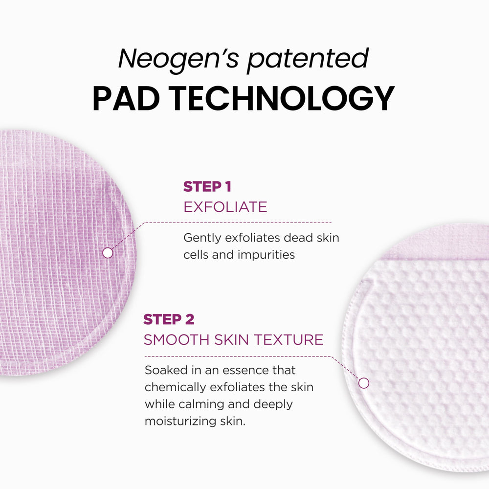 In-use shot suggests a gentle swipe to refine pores.