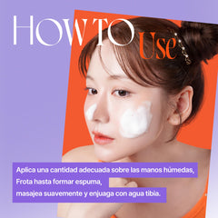 DERMALOGY cleanser with Yuzu-Lime extract showing vitamin-rich formula.