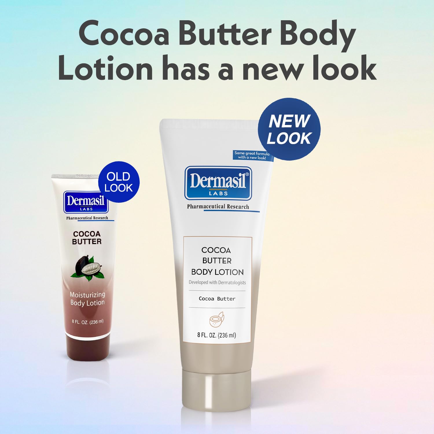 Dermasil body lotion texture demonstrates smooth application