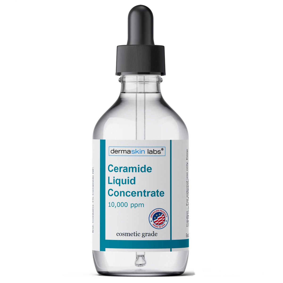 Dermaskin Labs Ceramide Liquid Concentrate bottle for skin repair and barrier support.