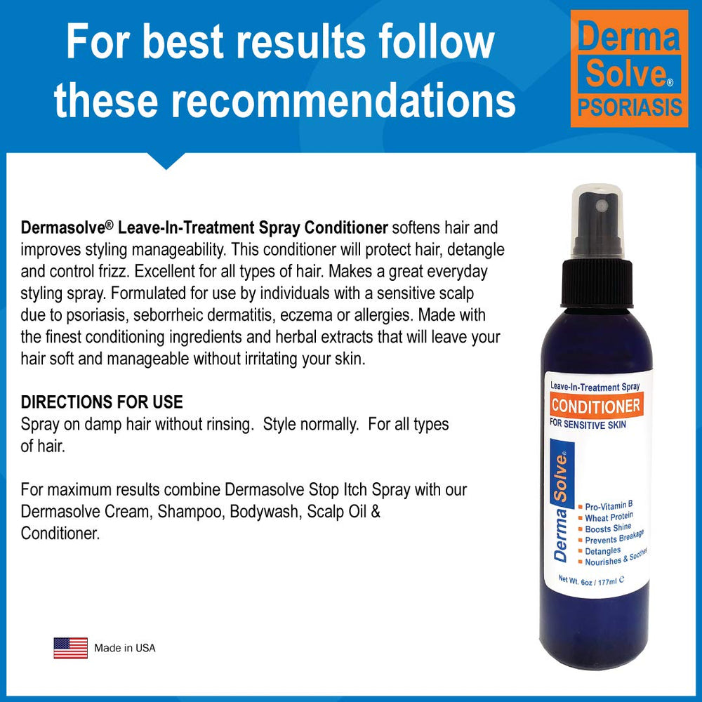 Dermasolve psoriasis detangled hair result, showcasing soft and controlled styling with reduced frizz.