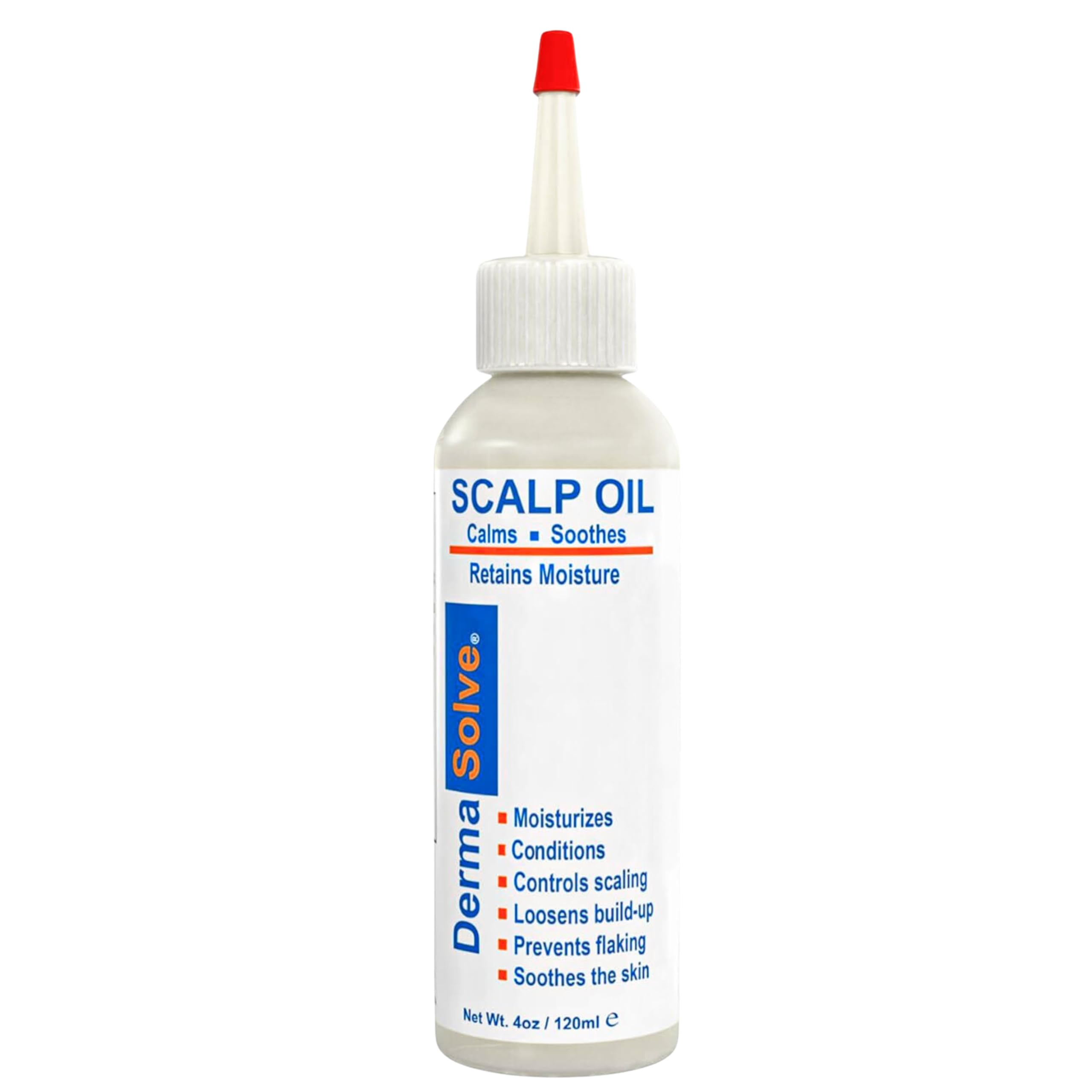 Dermasolve psoriasis scalp oil bottle presents soothing formula for itch relief and healthier-looking scalp