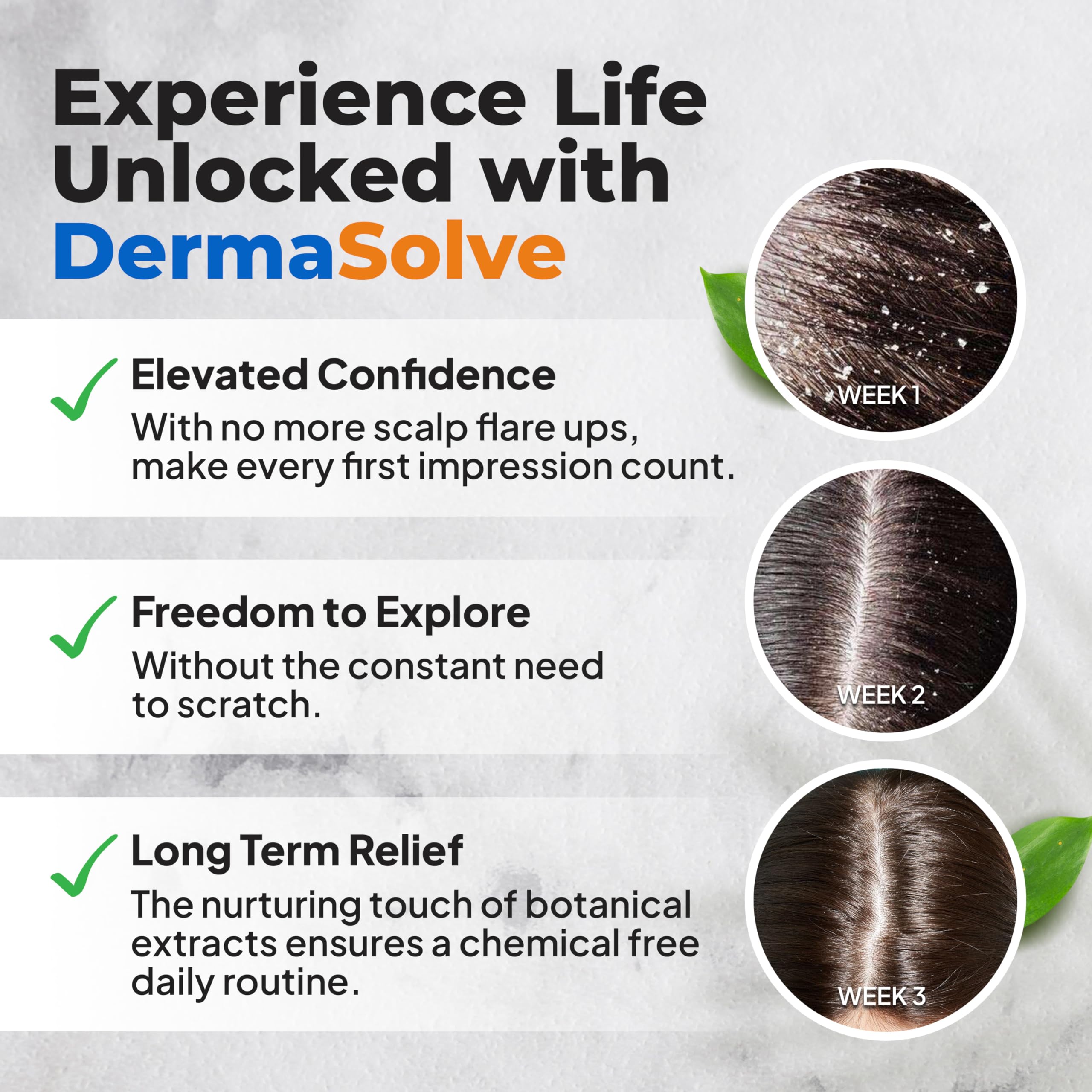 Dermasolve scalp oil nourishing shot supports dry hair and scalp health