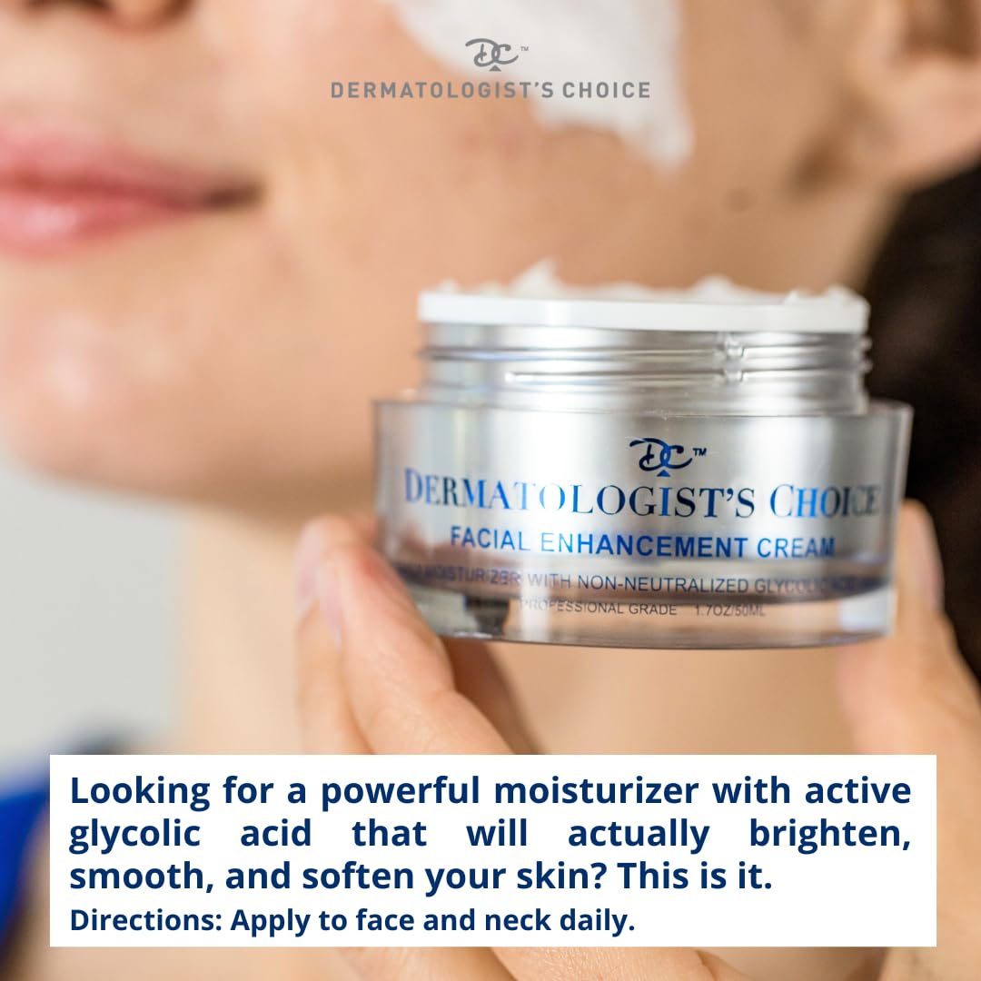 Dermatologist's Choice glow effect showing vibrant, radiant skin potential.