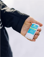 DERMATONE anti-chafe stick application is smooth and quick for active days.