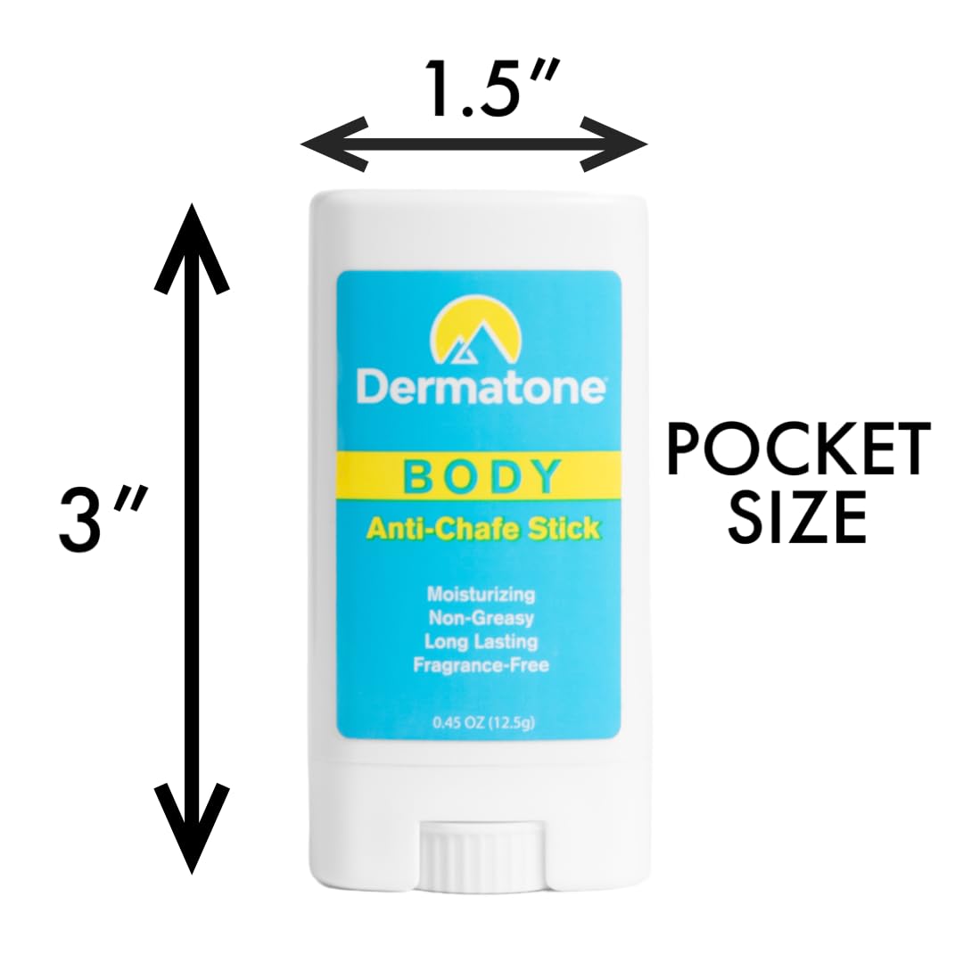DERMATONE smooth glide leaves no residue on skin or clothes.