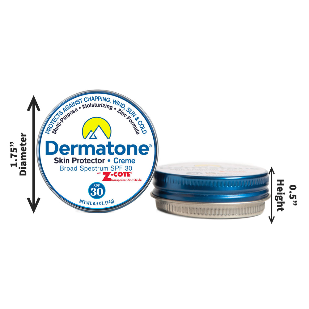 Dermatone Skin Protector travel tin for backpack or jacket pocket