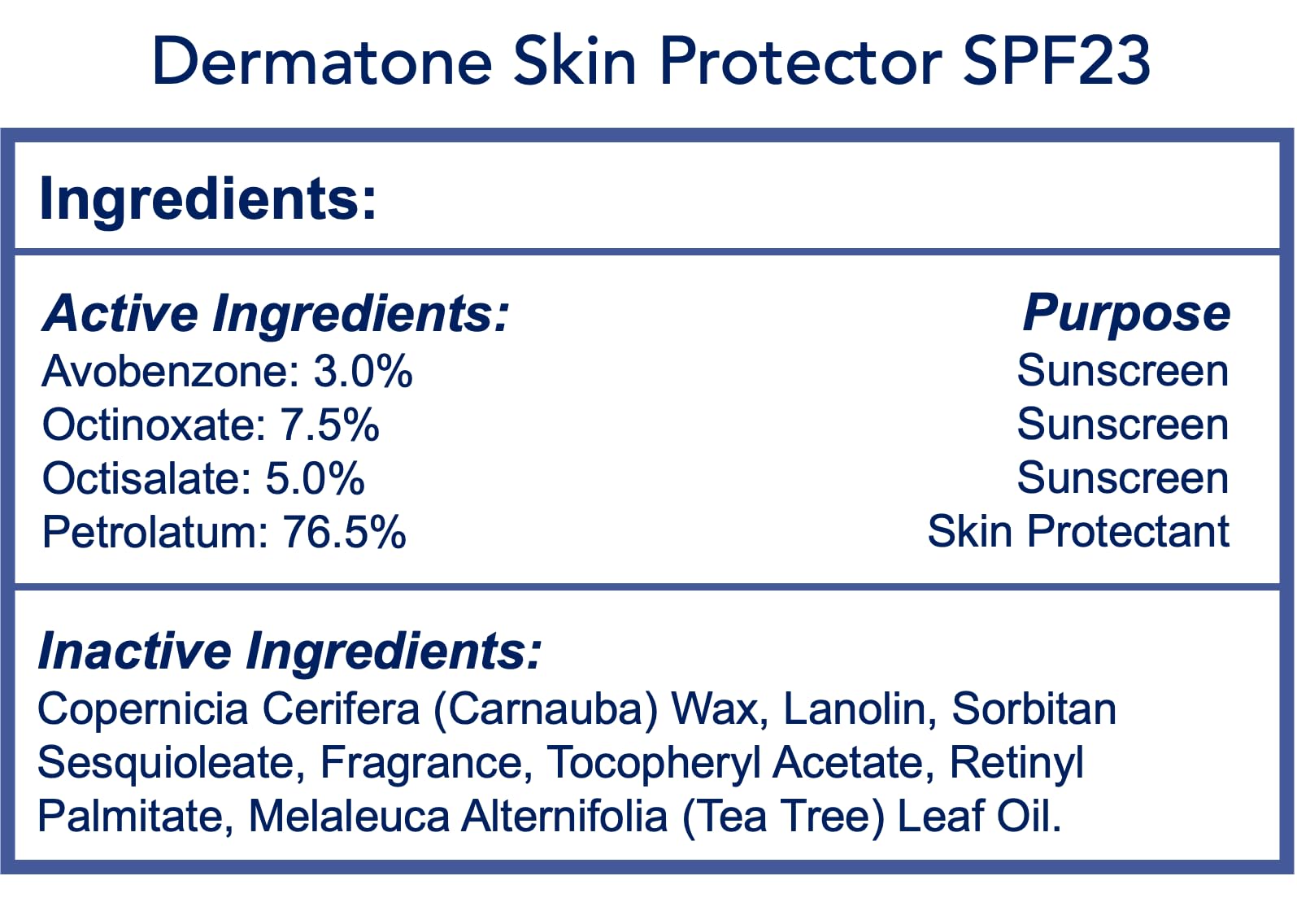 Dermatone water and sweat resistant balm on skin during activity