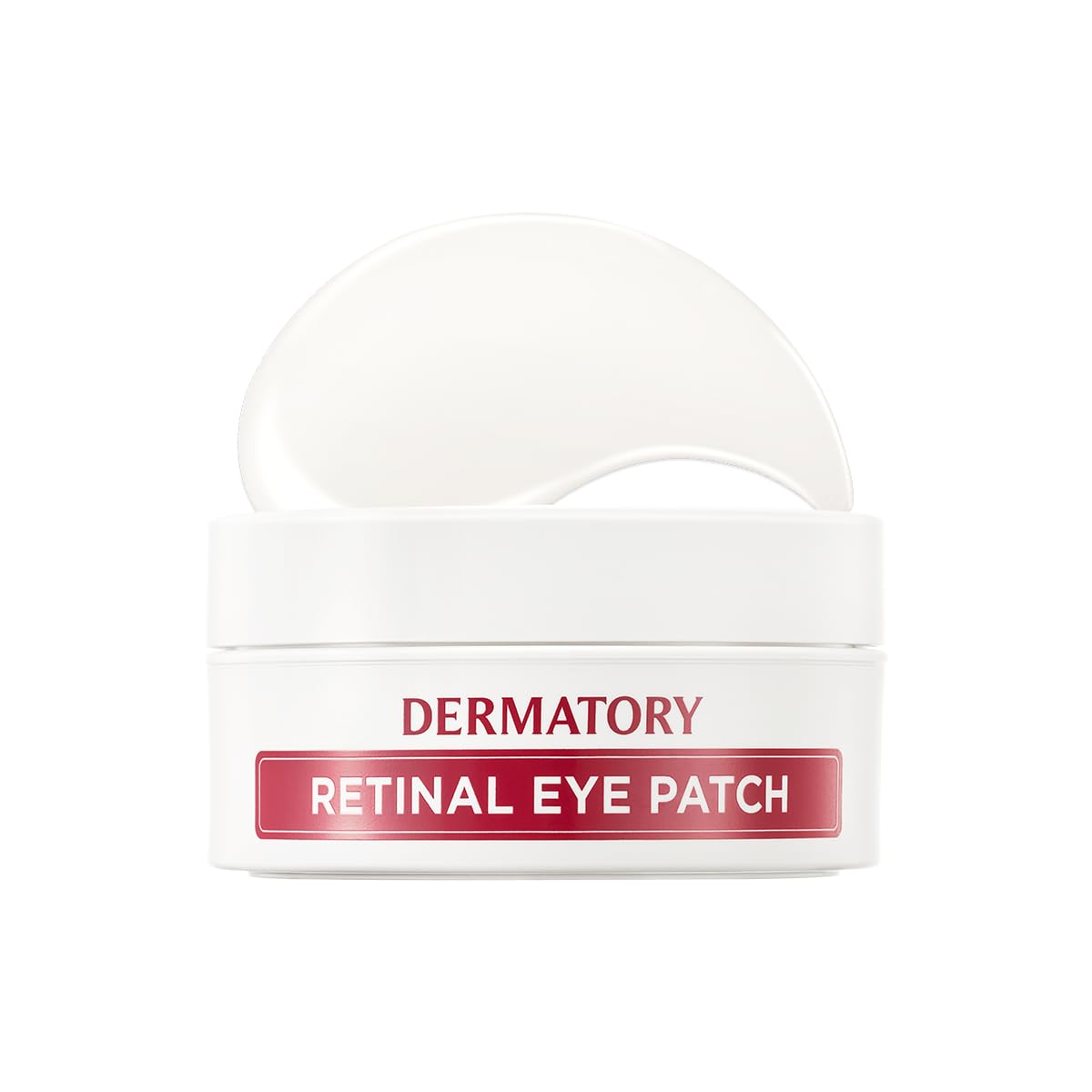 DERMATORY Pro Vita-A Under Eye Patch packaging shows 60 sheets for convenient at-home use