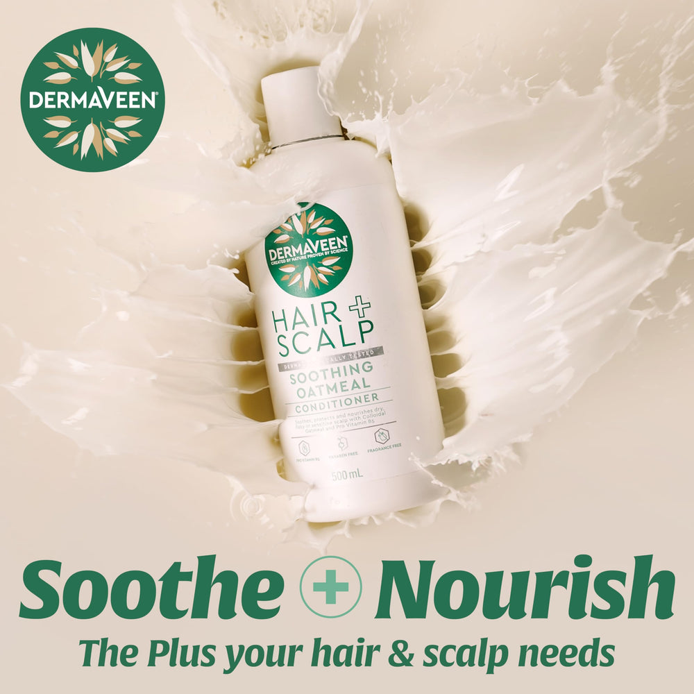 Dermaveen Oatmeal Conditioner hair after use appears soft and manageable.
