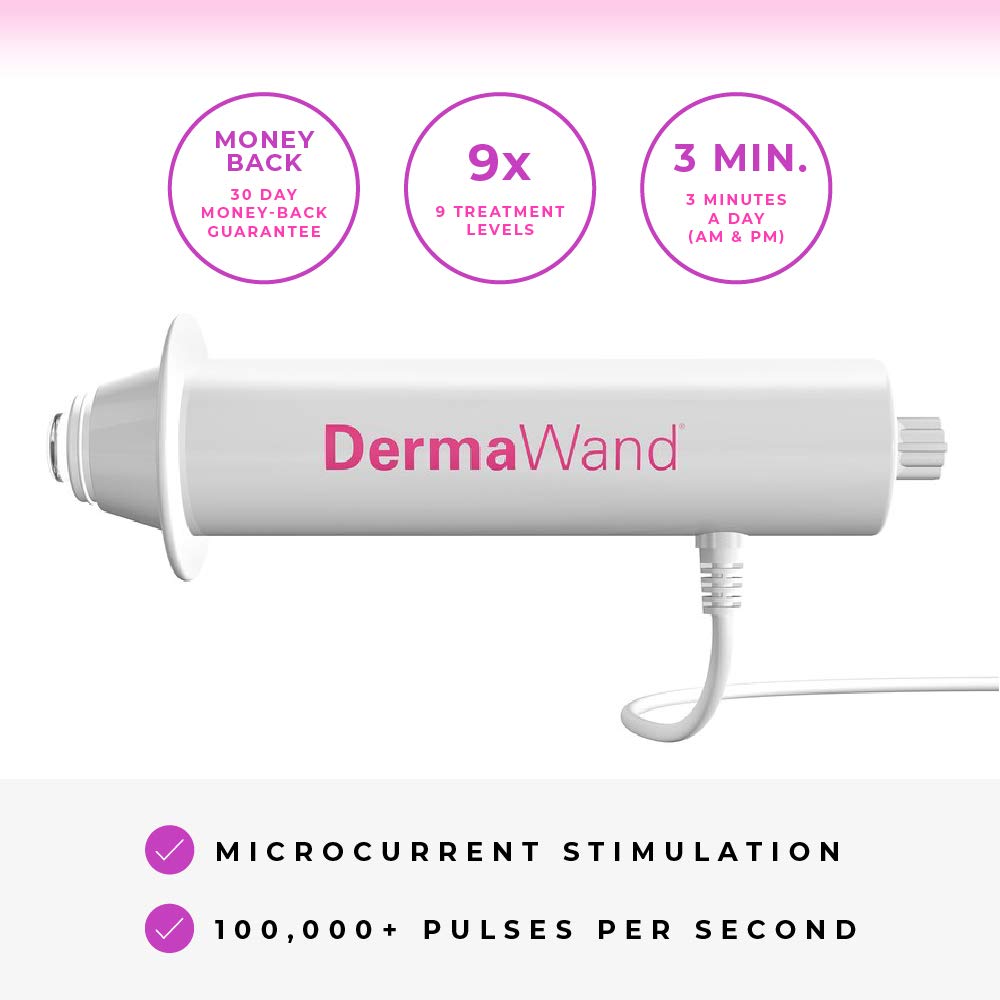 Dermawand skin texture improvement showing refined pores and even tone