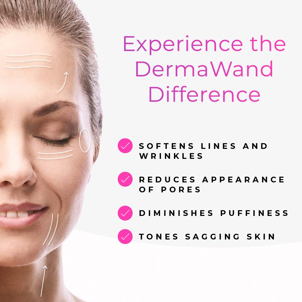 Dermawand wrinkle-reduction focus for smoother-looking skin