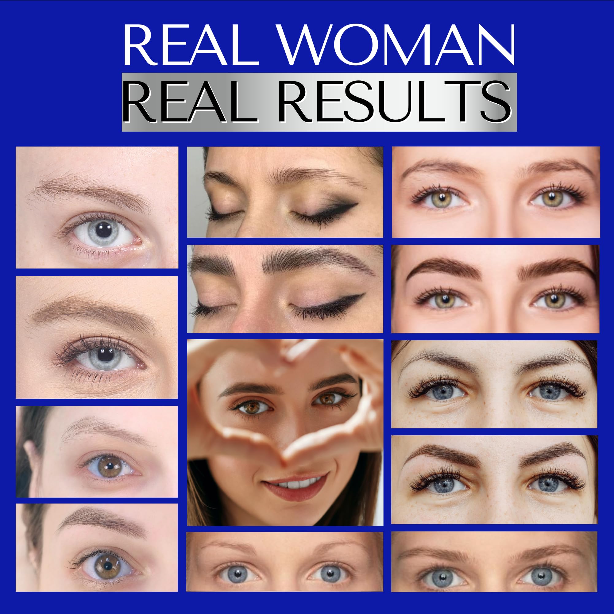 Dermaworks before-after brows showcase fuller, defined shapes