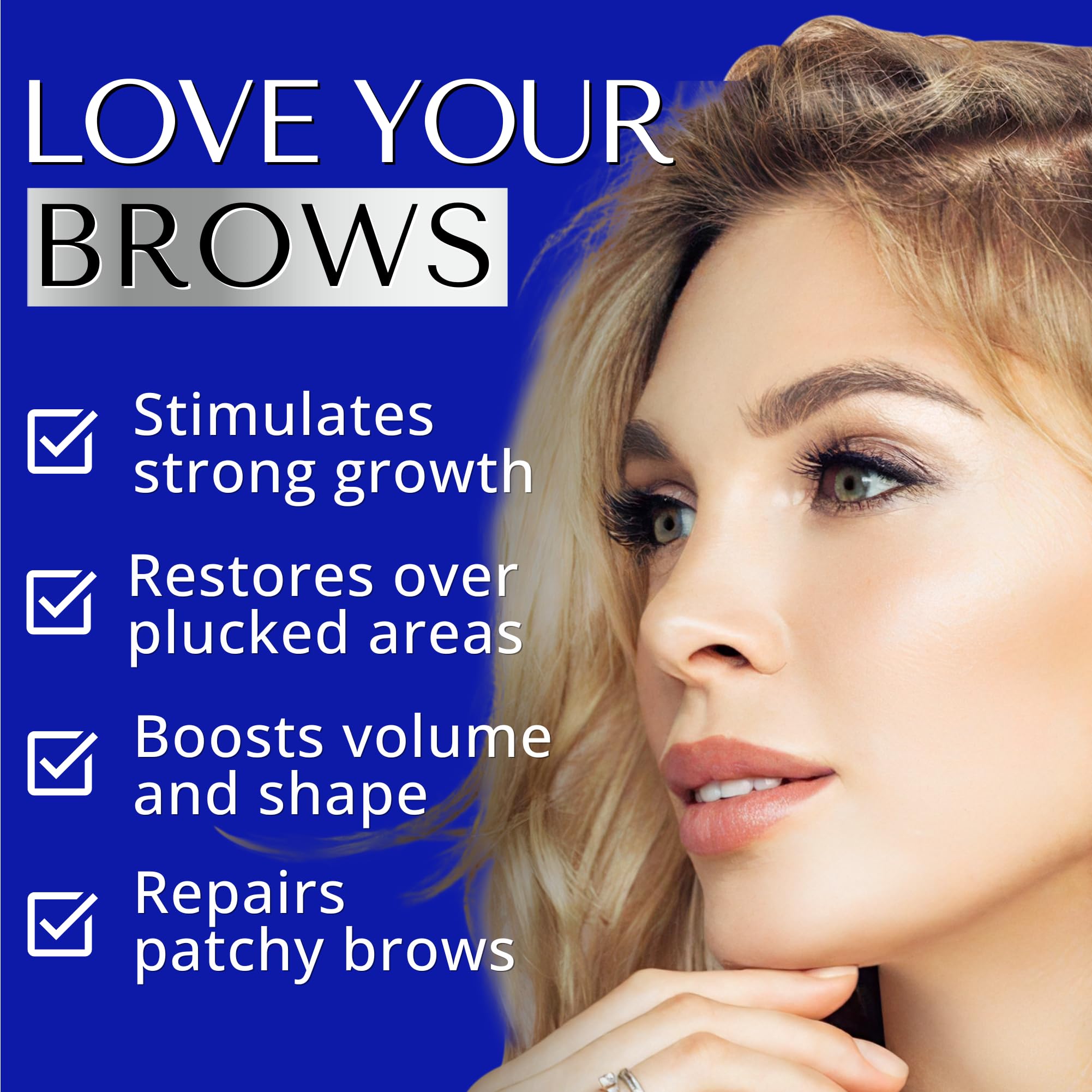 Dermaworks hyaluronic acid nourishes brow hairs for healthier look