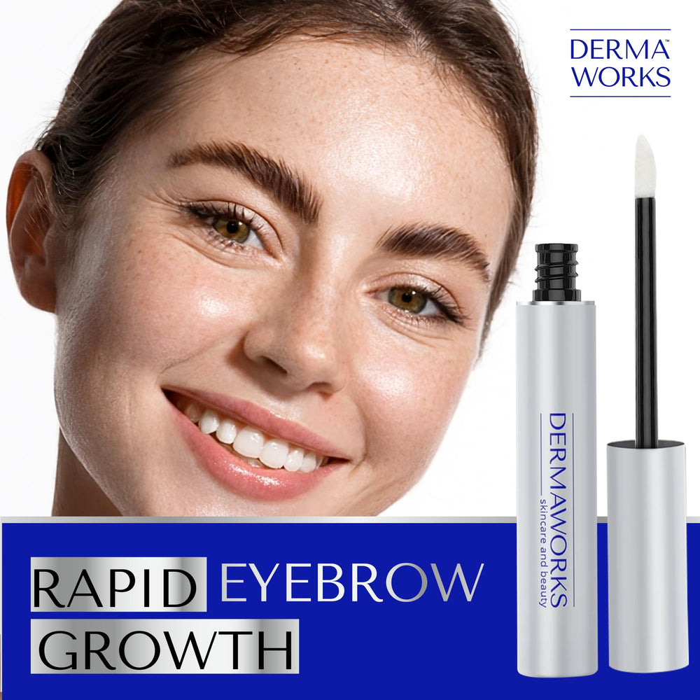 Dermaworks brow growth serum application brush for precise application