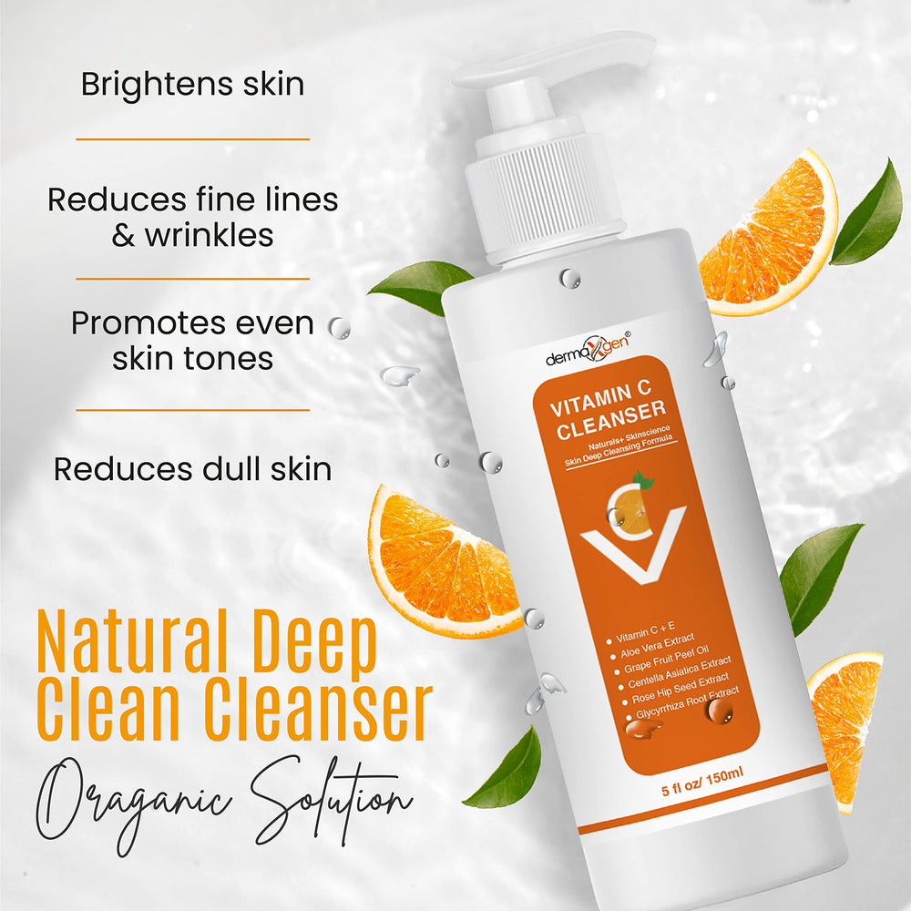 DERMAXGEN Complete kit routine visual encourages easy daily care