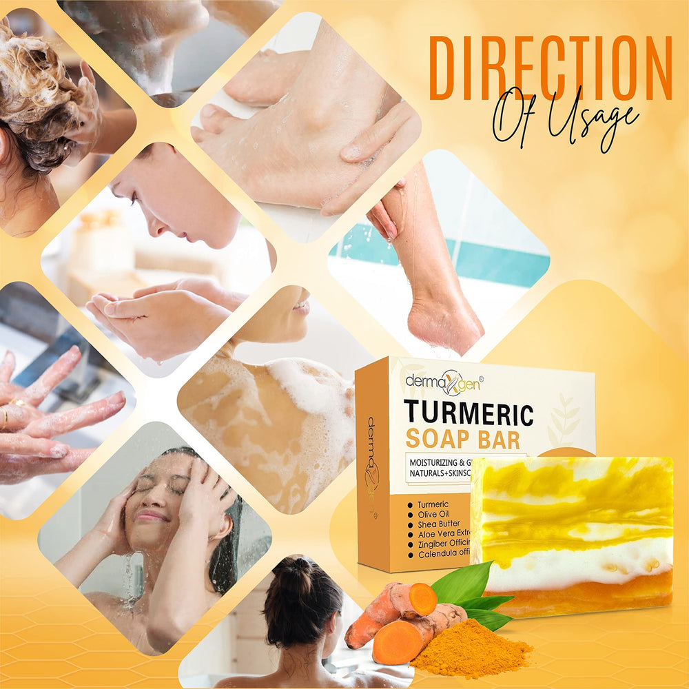 DERMAXGEN firmer, healthier-looking skin with turmeric after regular use.