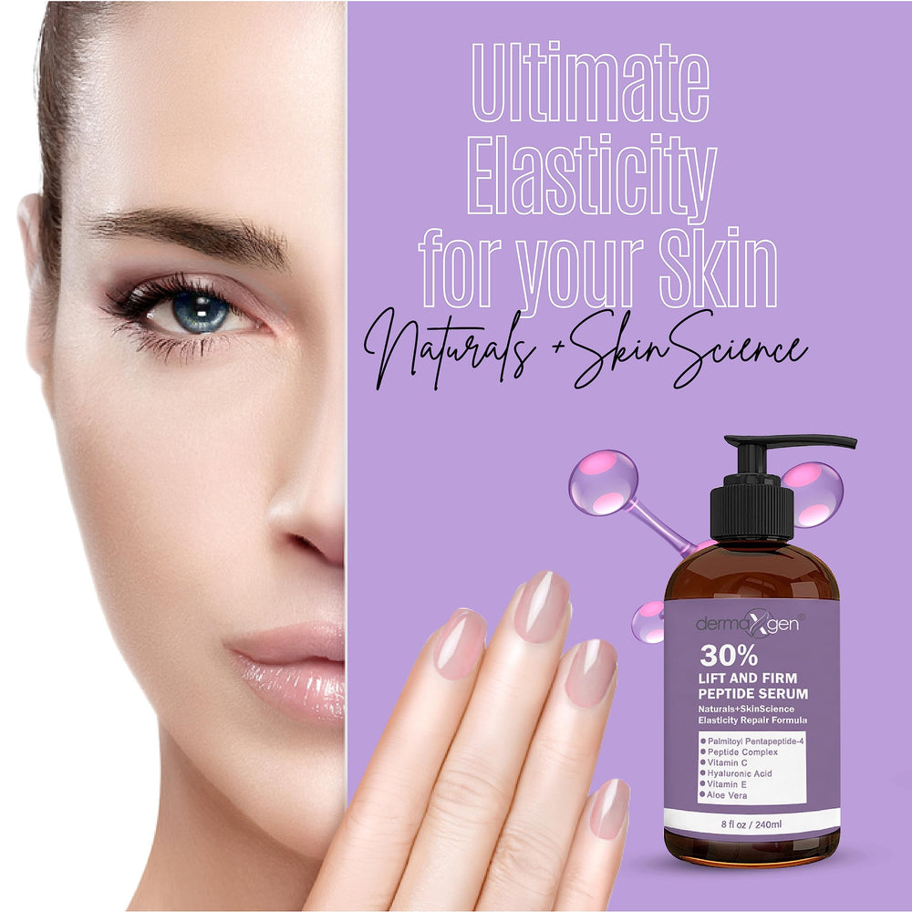 Dermaxgen hyaluronic acid action image emphasizes deep hydration potential
