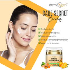 DERMAXGEN lightweight non greasy cream texture absorbs quickly after application