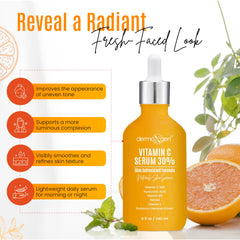 DERMAXGEN Organic Vitamin C Serum outer packaging emphasizes natural skincare promise.