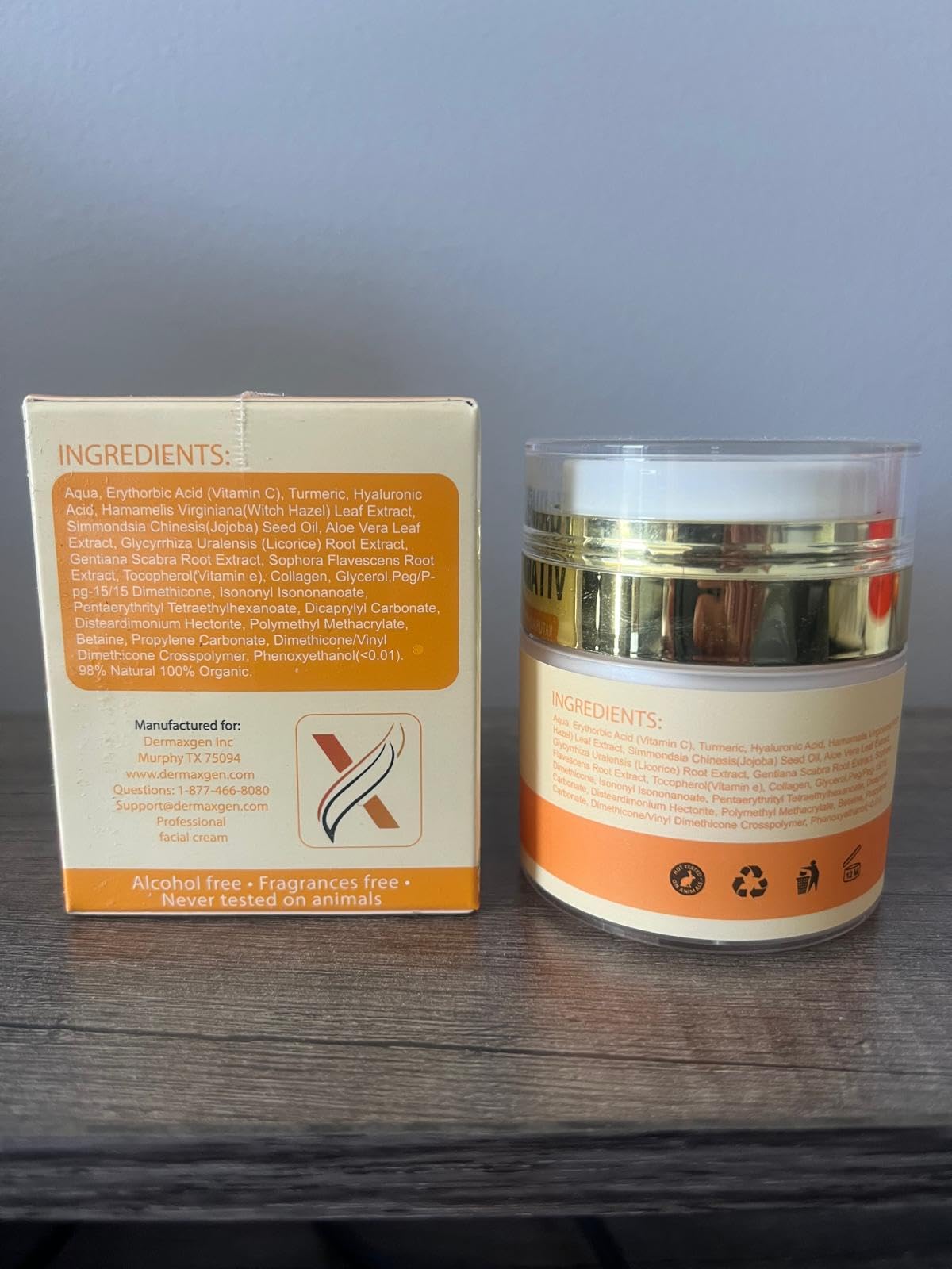 DERMAXGEN soft silky finish after application enhances comfort