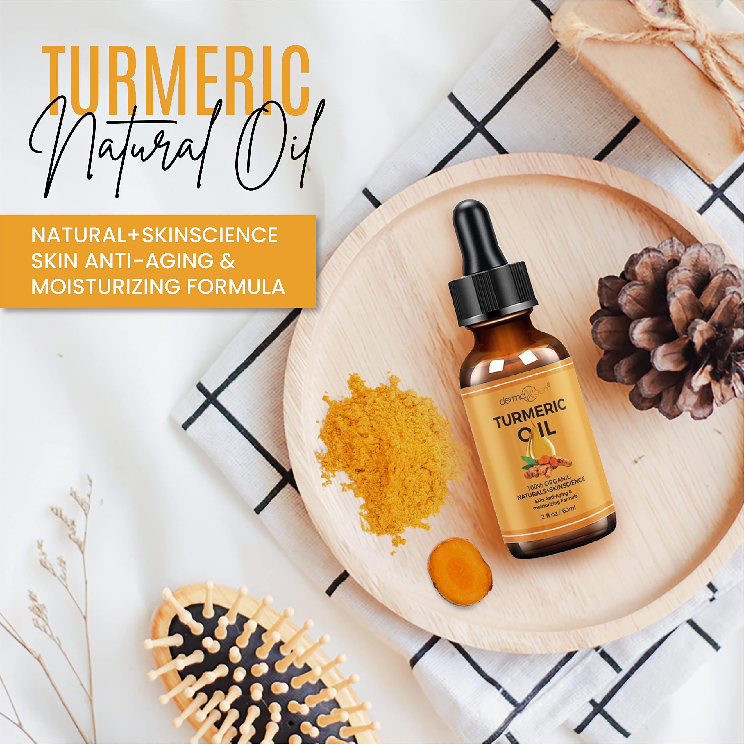DERMAXGEN turmeric oil cold-pressed preserves nutrients and purity.