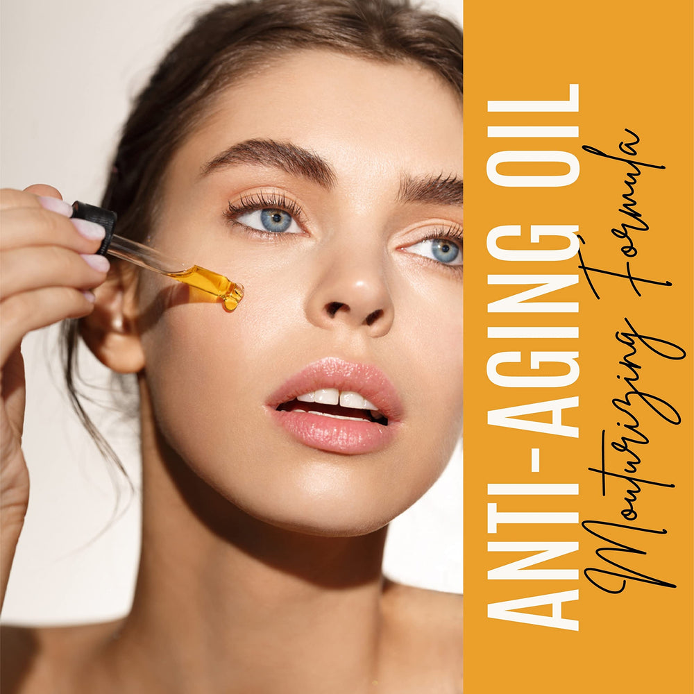 DERMAXGEN turmeric oil for face neck eyes offers multi-area care.