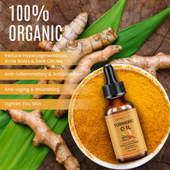 DERMAXGEN turmeric oil hydration focus delivers lasting moisture.