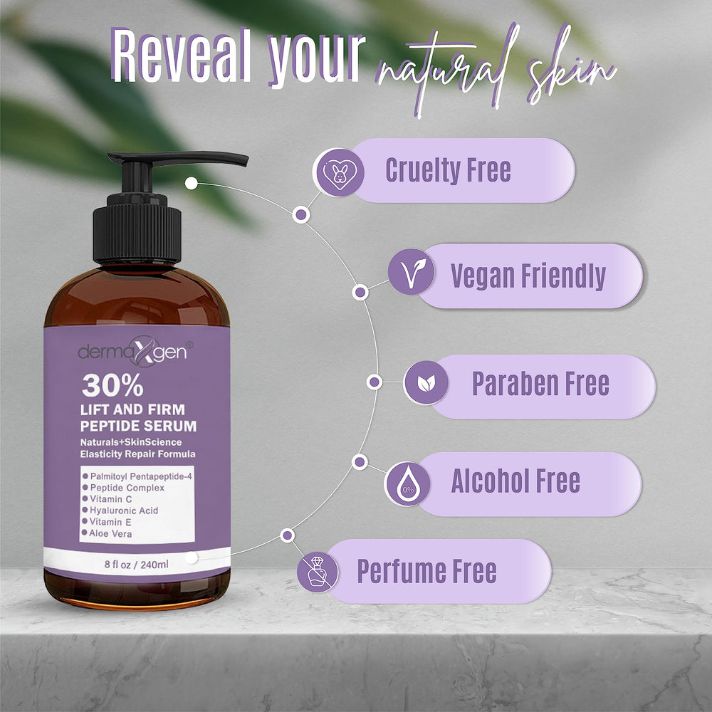 Dermaxgen Vitamin C protection visual conveys antioxidant support for skin