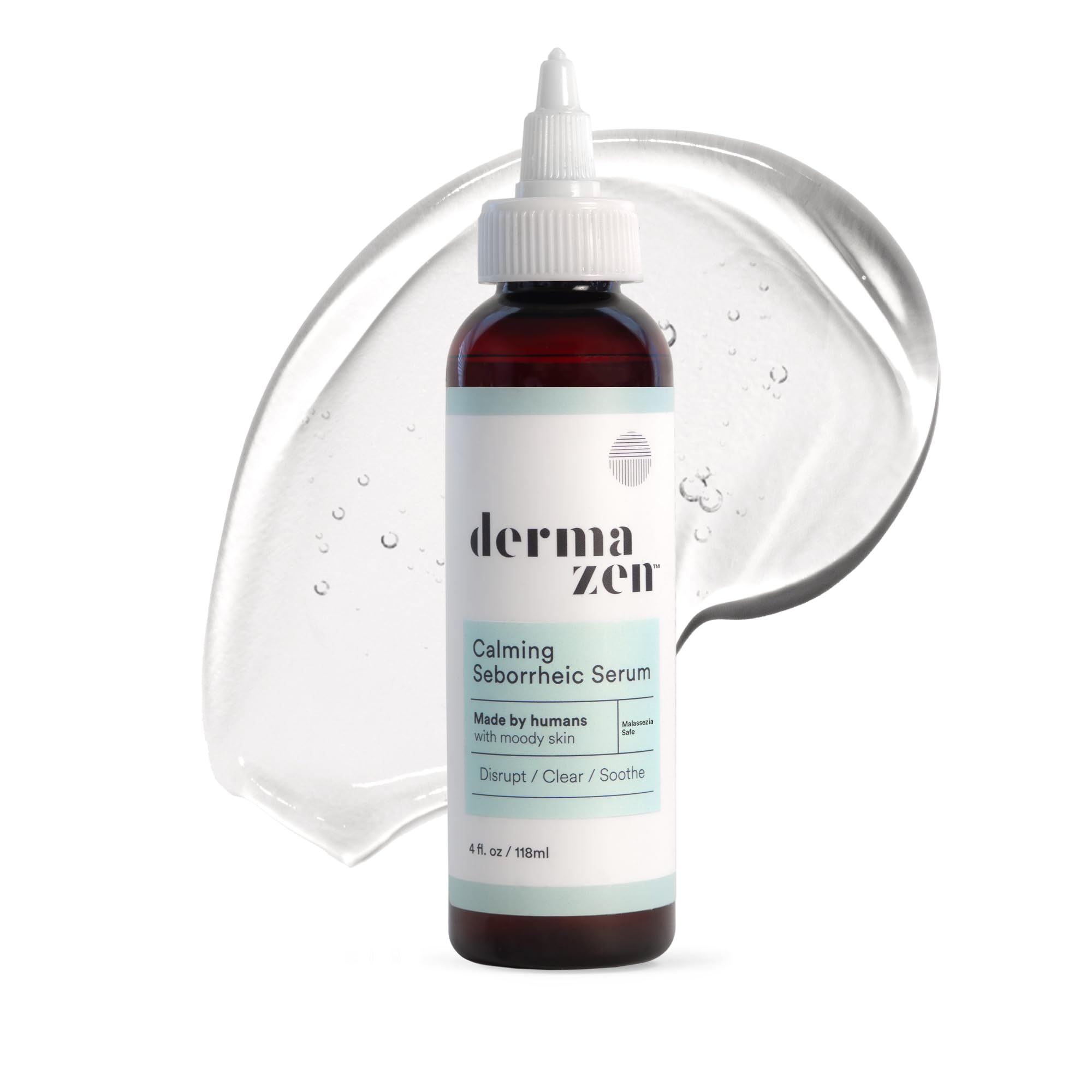 Dermazen Calming Serum application highlights lightweight texture for easy daily use