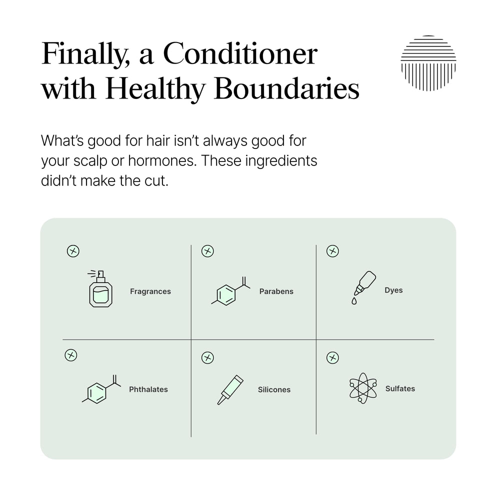 Dermazen Nourishing Conditioner closeup emphasizes scalp-friendly formula.