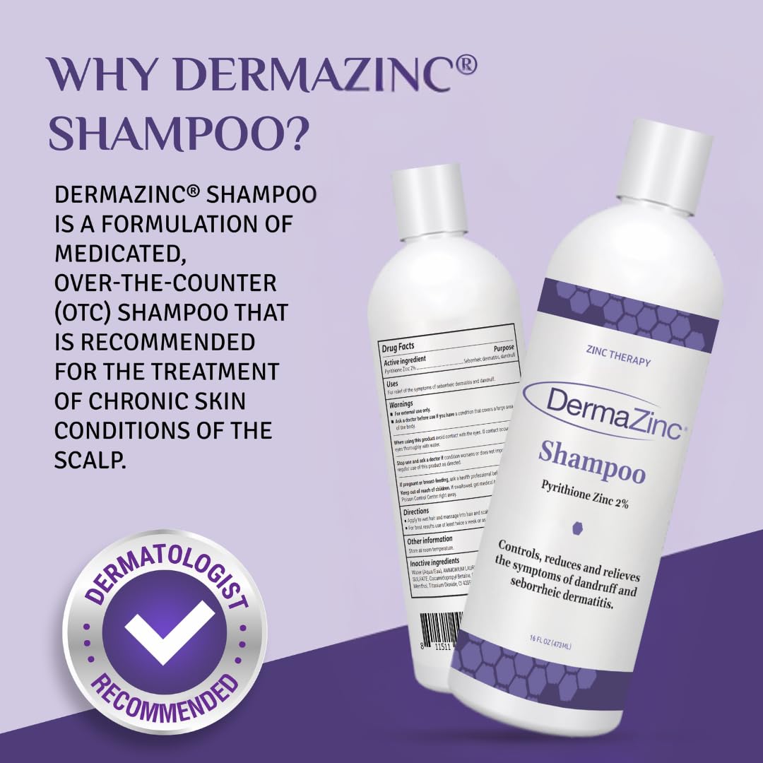 DermaZinc daily-use bottle supports regular scalp care