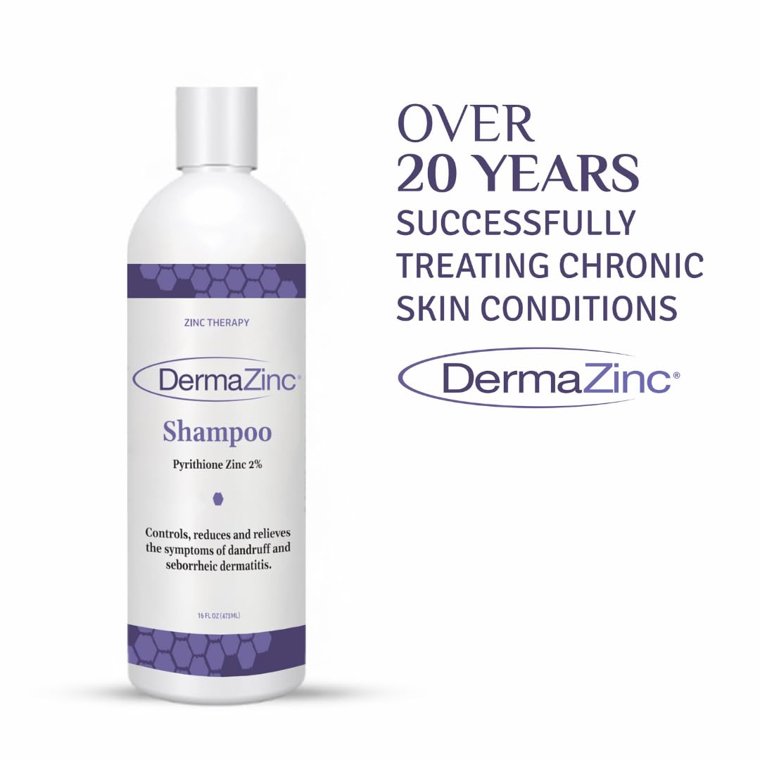 DermaZinc scalp-lather demonstrates easy, thorough cleansing