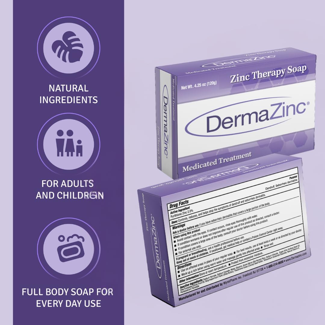 DermaZinc Therapy Soap rich lather for daily cleansing