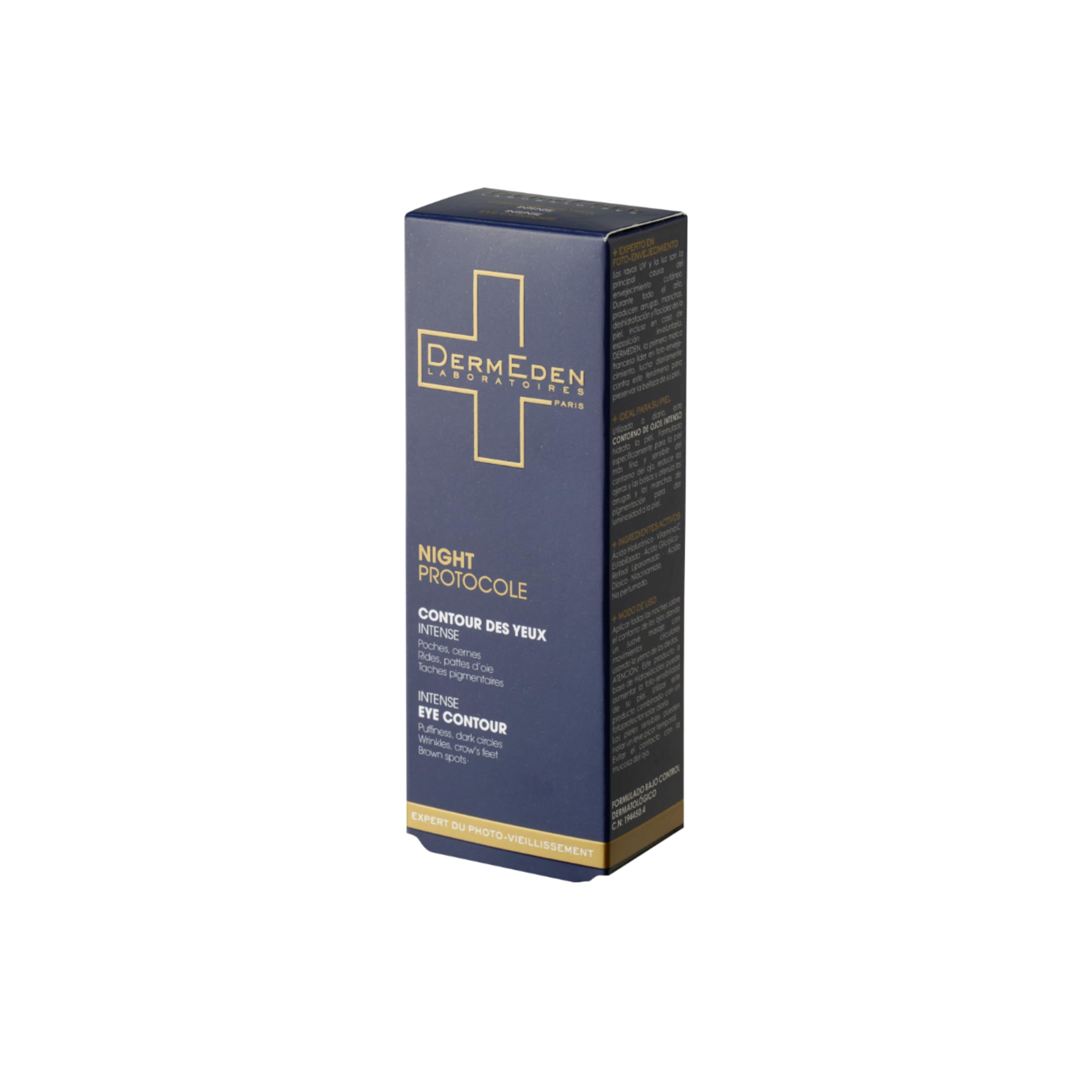 DERMEDEN Night Protocol hyaluronic acid, moisturising and wrinkle-reduction