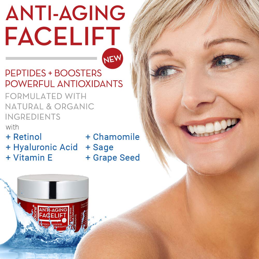 Dermedicine retinol-peptides-stem-cells cream texture close-up showing premium formulation