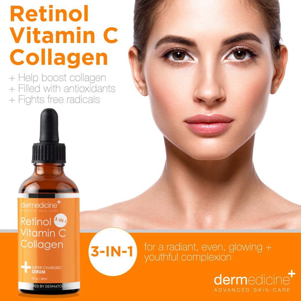 Dermedicine serum texture closeup shows smooth gel texture ideal for quick absorption.