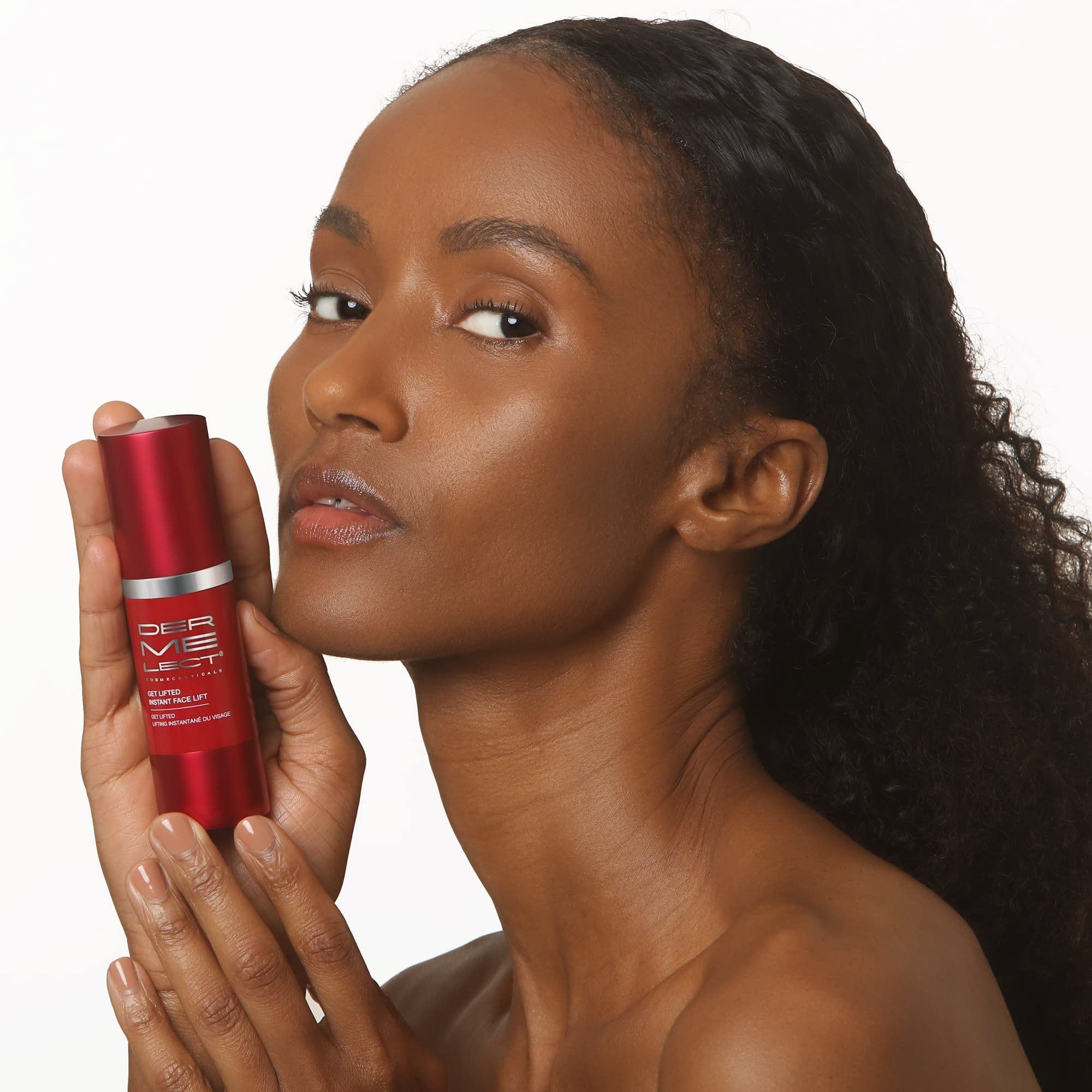 Dermelect Get Lifted neck and décolletage area with hydration and subtle lift.