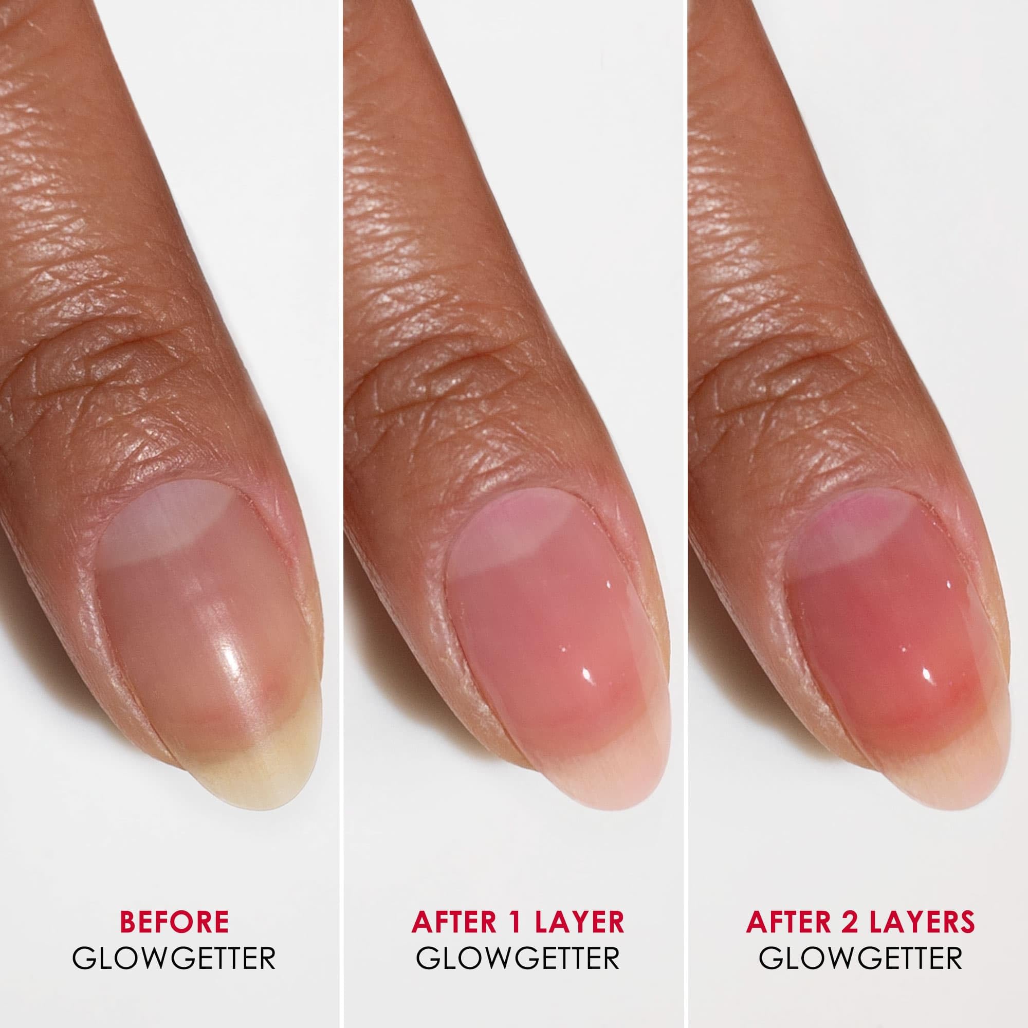 Dermelect Glowgetter glossy top coat delivers jelly finish and shine