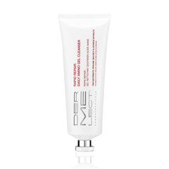 Dermelect Rapid Repair Daily Amino Gel Cleanser bottle pour highlights gentle hydration for a clean start