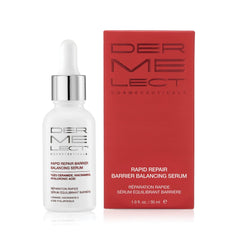 Dermelect Rapid Repair Serum bottle ready for daily hydration and barrier support.