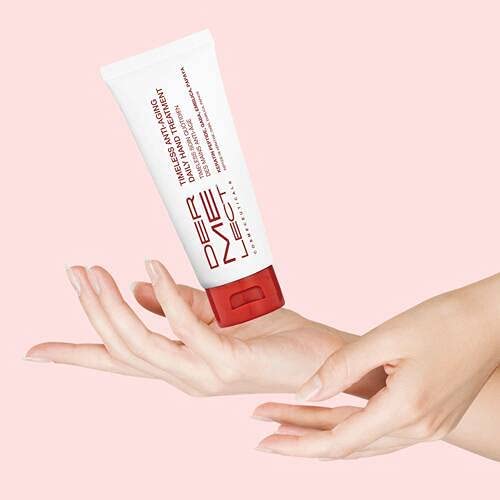 Dermelect Timeless Hand Treatment water-reactivated formula for frequent hand washers