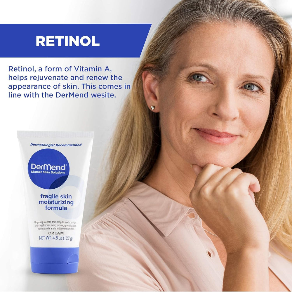Dermend dermatologist recommended label close-up on packaging