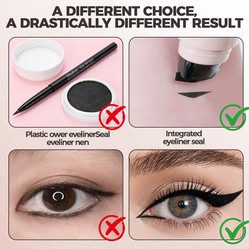 DERMETICS beginner-friendly winged liner kit in a sleek, gift-ready package.