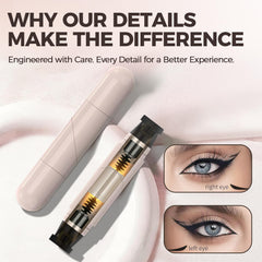 DERMETICS gel pencil glides smoothly for crisp lines with no tugging.