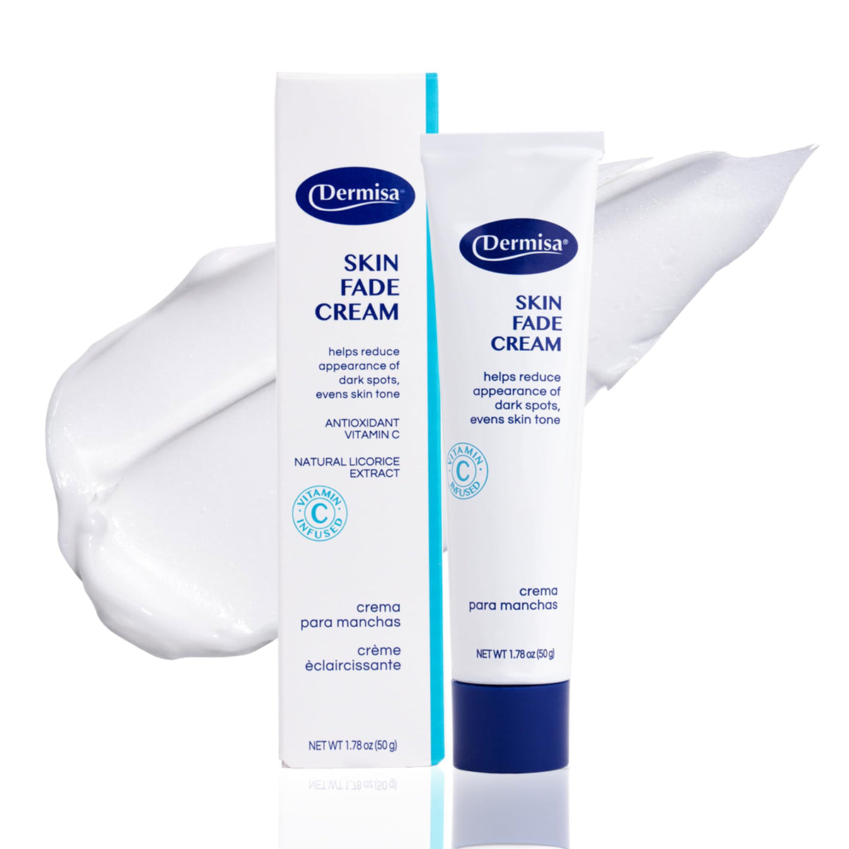Dermisa Skin Fade Cream with Vitamin C for brightening and even tone