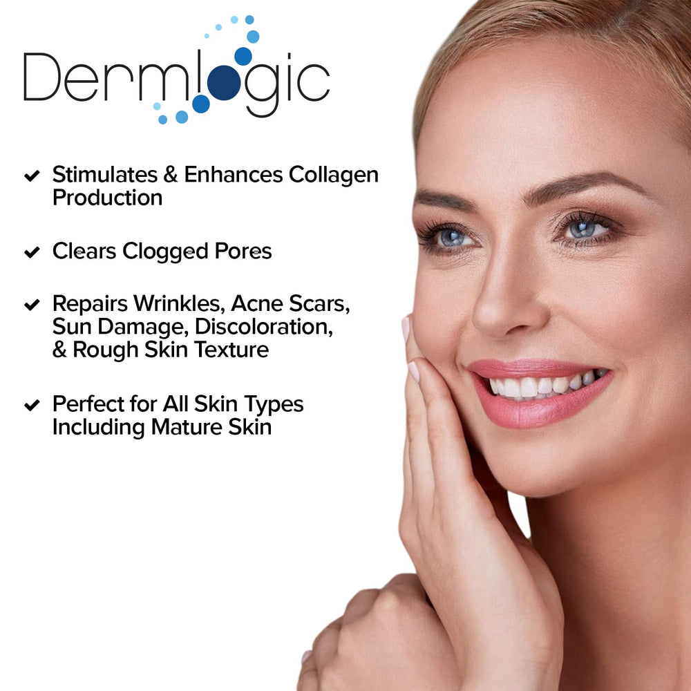 Dermlogic skin-texture-smoothing pad demonstrates even texture.