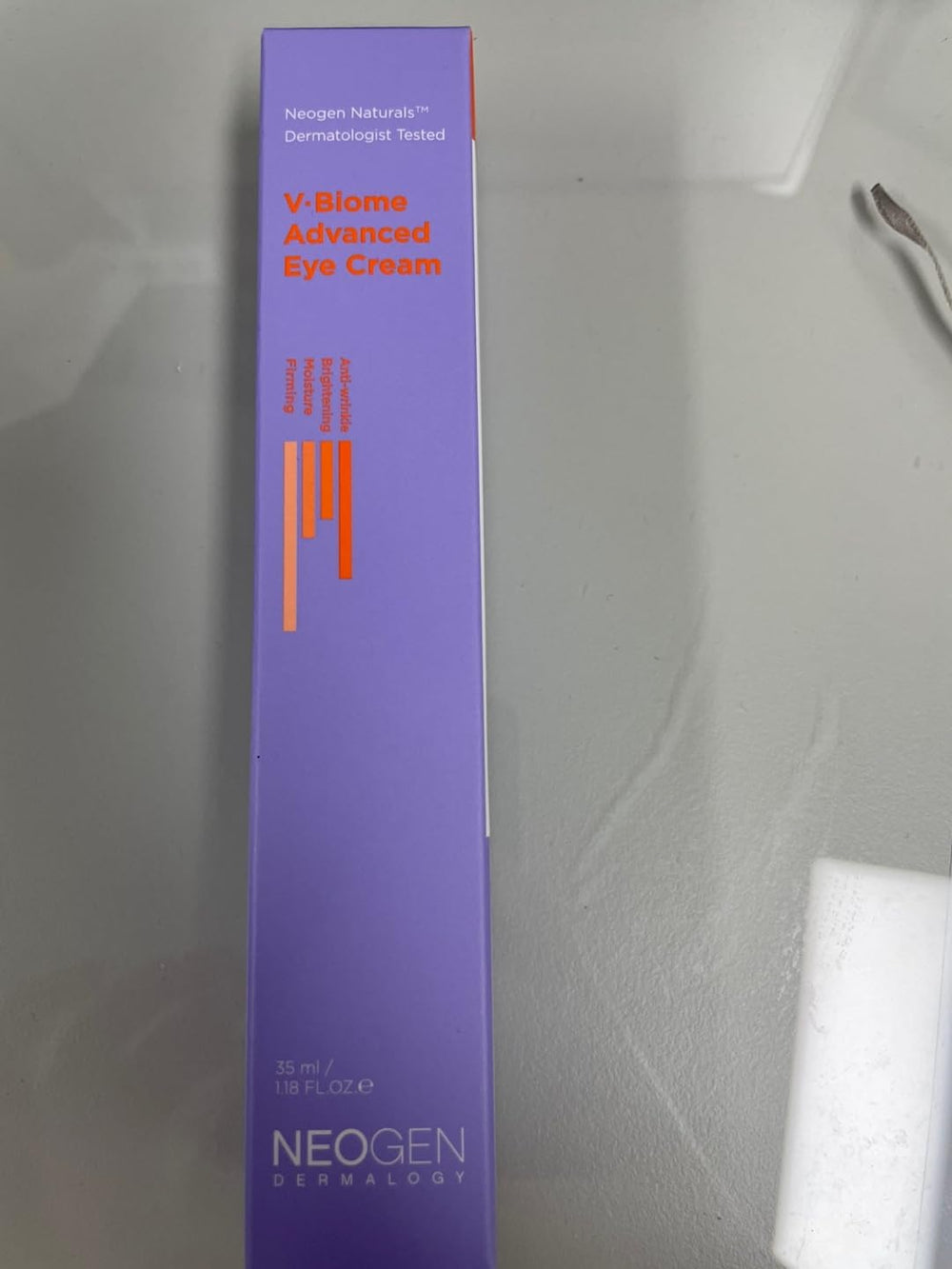 DERMALOGY by NEOGENLAB V.Biome Eye Cream application on skin