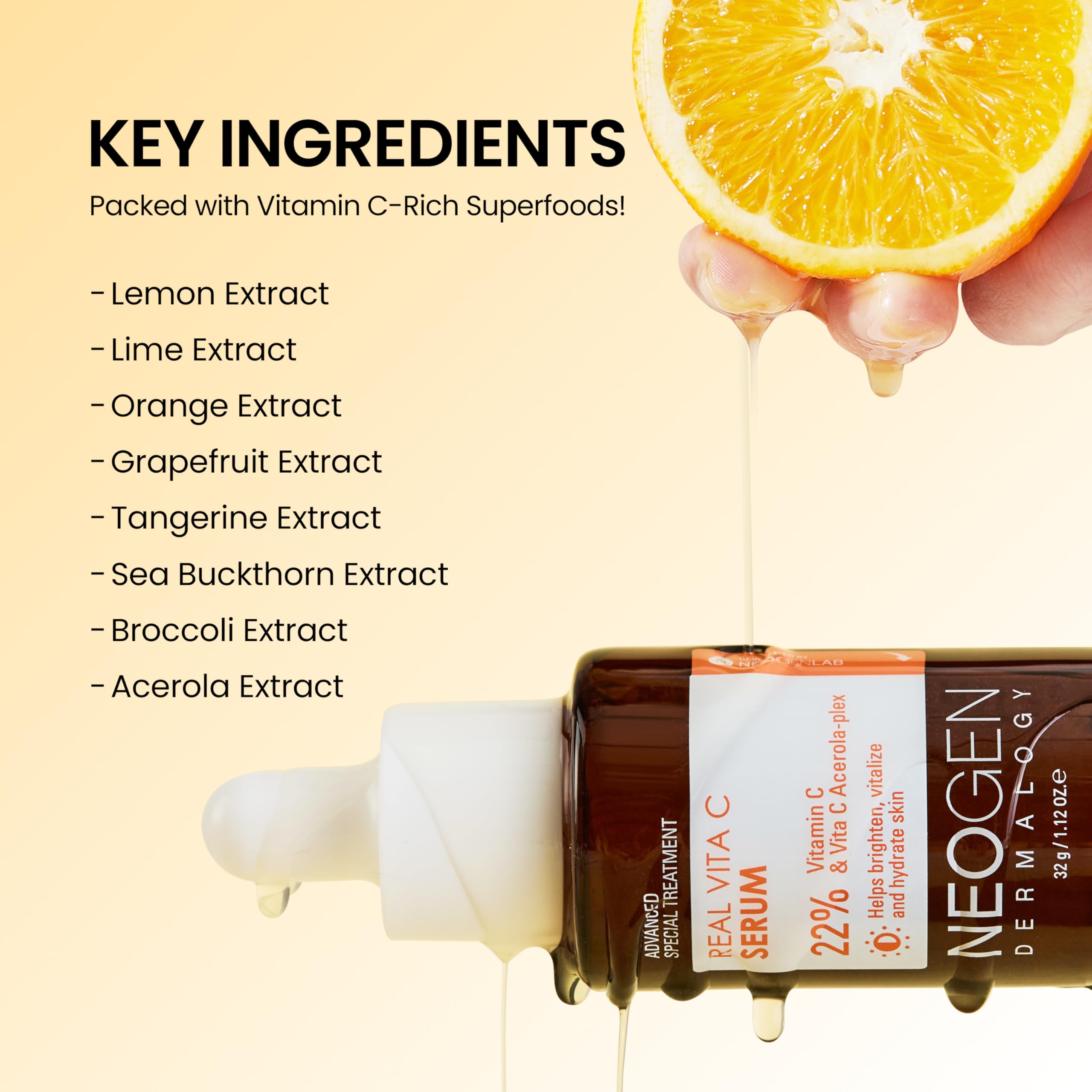 DERMALOGY by NEOGEN Real Vita C Serum featured in daily morning routine.